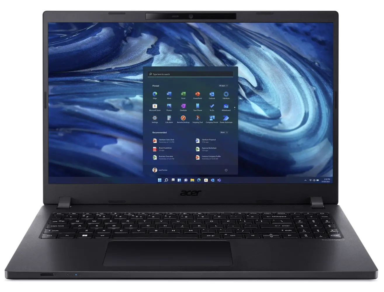 Laptop biznesowy Acer TravelMate P2 TMP215-54-53TA 15,6" i5-1235U 8GB RAM 512GB Dysk SSD Win11 Pro Czarny