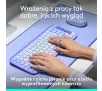 Klawiatura membranowa Logitech POP Icon Keys Fioletowy