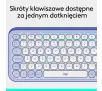 Klawiatura membranowa Logitech POP Icon Keys Fioletowy