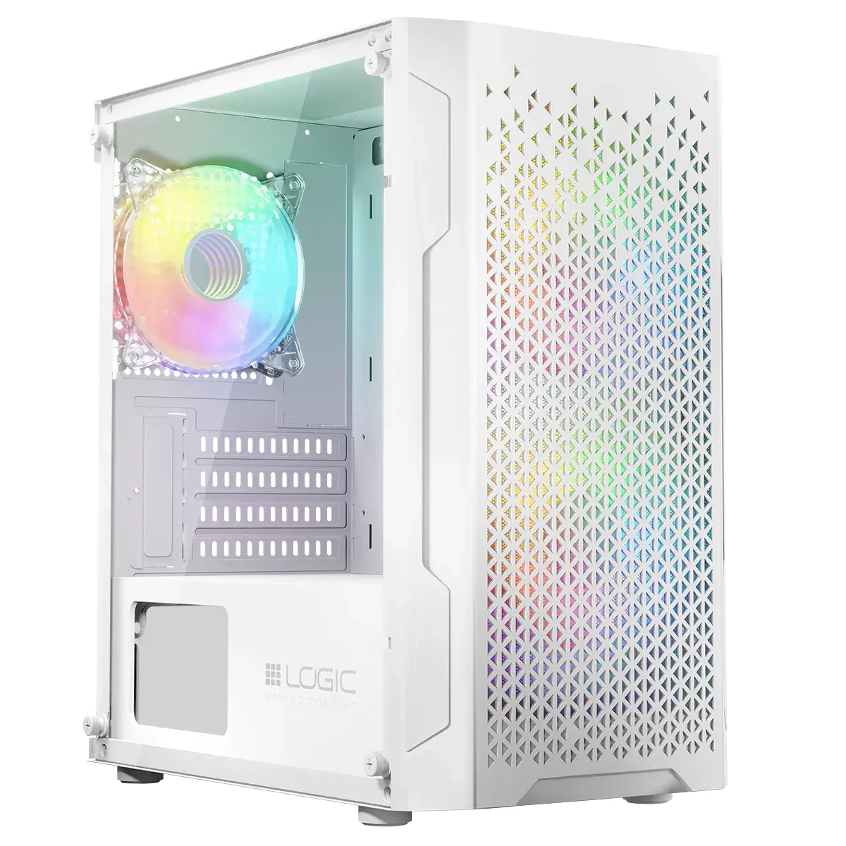 Obudowa Logic Aramis ARGB Biały