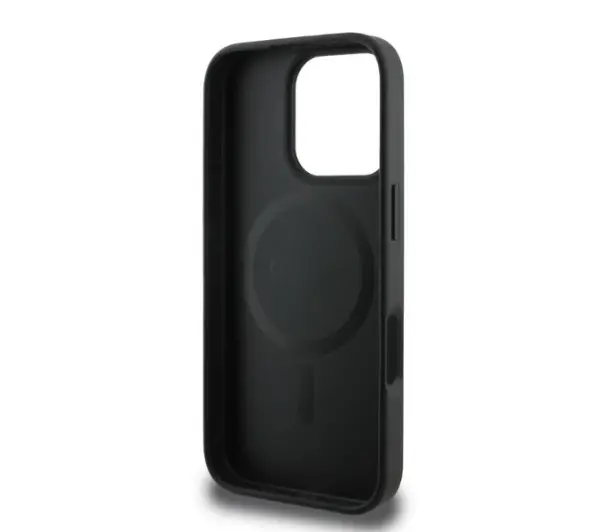Guess 4G Printed Stripes do iPhone 16 Pro Max Czarny