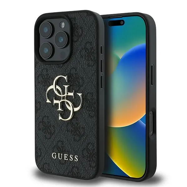 Etui Guess hardcase 4G Big Logo do iPhone 16 Pro Czarny