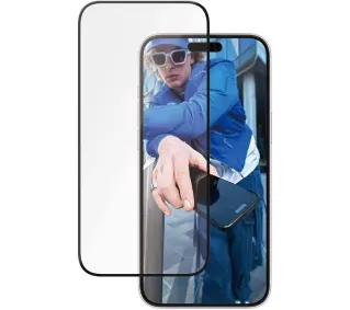 PanzerGlass Ceramic Ultra-Wide Fit + Easy Aligner do iPhone 16 Plus/iPhone 15 Plus