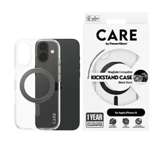 PanzerGlass Kickstand Case MagSafe do iPhone 16 Czarny
