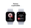 Apple Watch SE 2gen GPS koperta 40mm z aluminium Srebrny opaska sportowa Błękitny obłok