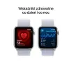 Apple Watch SE 2gen GPS koperta 40mm z aluminium Srebrny opaska sportowa Błękitny obłok