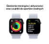 Apple Watch SE 2gen GPS koperta 40mm z aluminium Srebrny opaska sportowa Błękitny obłok