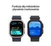 Apple Watch Ultra 2 GPS + Cellular Koperta z tytanu Czarna 49mm Opaska Alpine Ciemnozielona Rozmiar M