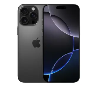Apple iPhone 16 Pro Max 256GB Funkcje AI 6,9" 48Mpix Tytan czarny Wyprzedaż Ekspozycji