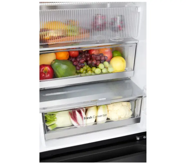 LG InstaView GBG5160CEV Funkcje AI 186cm Komora świeżości Zdalne sterowanie Ciemny grafit stal - Kup na Raty - RRSO 0%