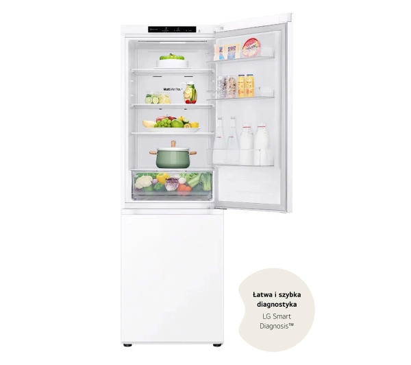 LG GBV21L0ESW Pełny No Frost 186cm Komora świeżości Biały - TRZECI -55%, ALBO 5-TY ZA 1ZŁ - Kup na Raty - RRSO 0%