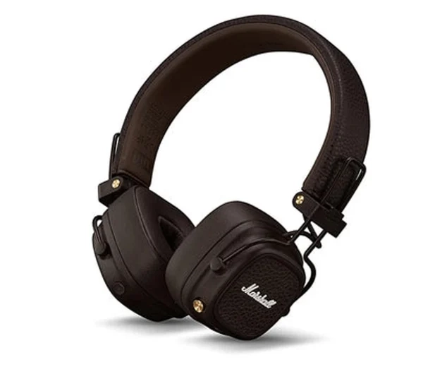 Słuchawki bezprzewodowe Marshall Major V Brown Nauszne Bluetooth 5.3 Brązowy