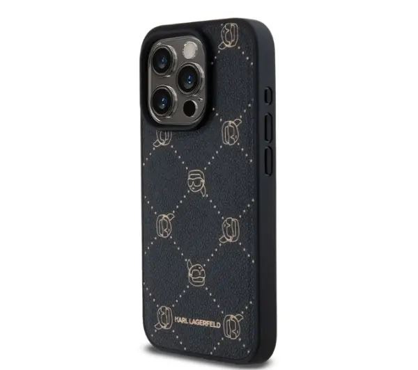 Karl Lagerfeld Magsafe Karl Head do iPhone 15 Pro Max Czarny