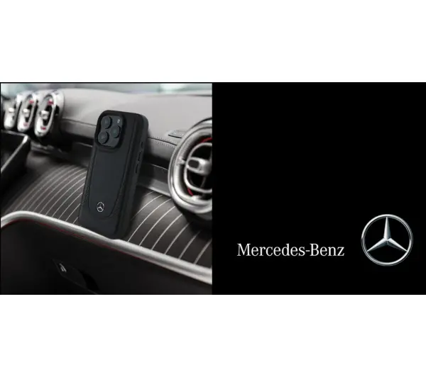 Mercedes-Benz Leather Urban do iPhone 16 Pro Max Czarny