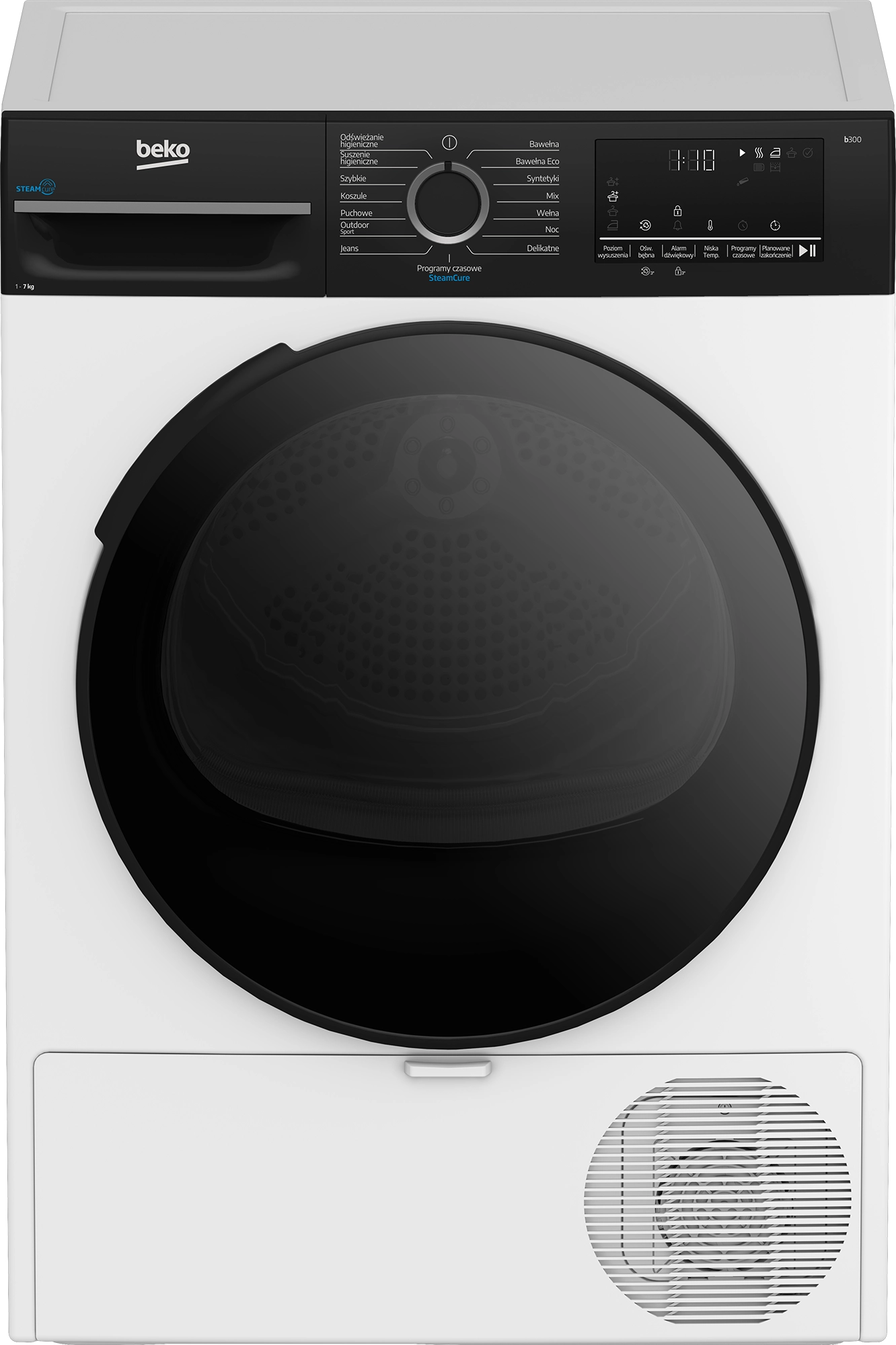Suszarka Beko b300 BM3T47249WBDC SteamCure Slim 47cm 7kg