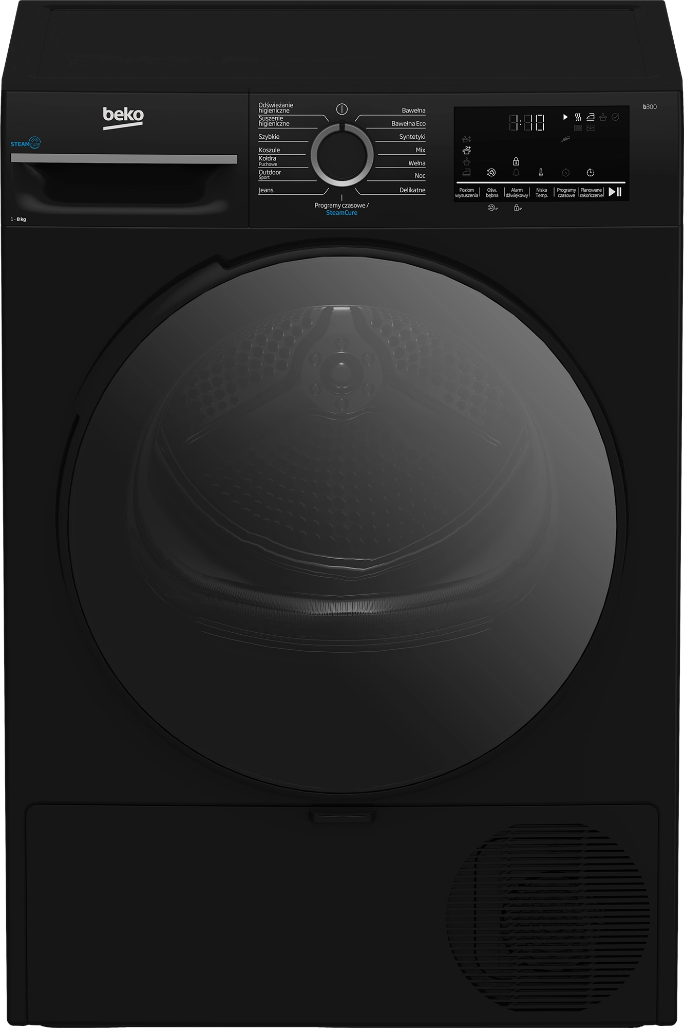 Suszarka Beko b300 BM3T48249PBDC SteamCure 52,1cm 8kg