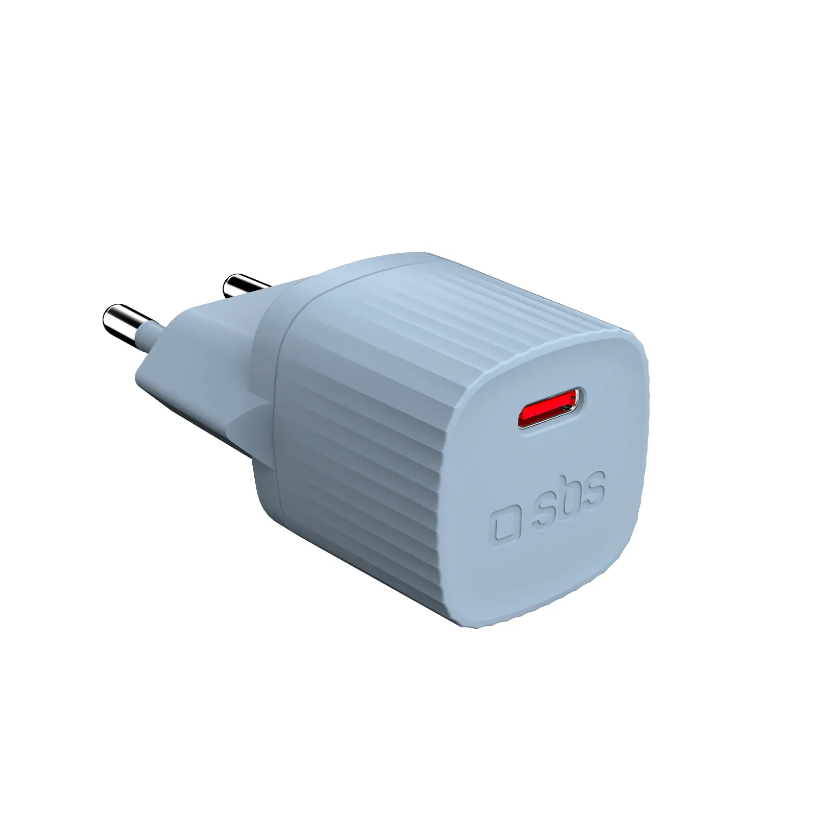 Ładowarka sieciowa SBS USB-C WALL Eco GRS 25W Niebieski