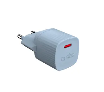 Ładowarka sieciowa SBS USB-C WALL Eco GRS 25W Niebieski