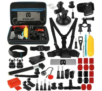 Zestaw akcesoriów Puluz do kamer sportowych PKT09 53szt