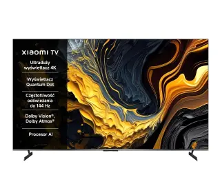 Xiaomi TV Max 85 2025 (L85MA-MAXEU) 85" QLED 4K 144Hz Google TV Dolby Vision Dolby Atmos HDMI 2.1 DVB-T2