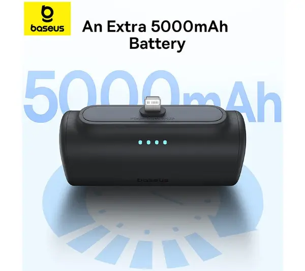 Baseus Compact IP 5000mAh 20W Lightning Niebieski