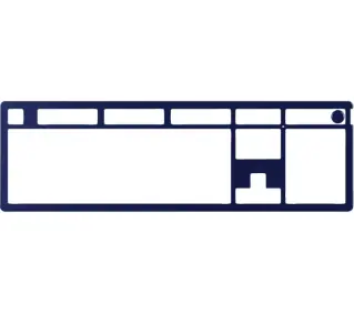 HyperX Alloy Rise Top Plate Granatowy