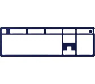 Ramka HyperX Alloy Rise Top Plate Granatowy