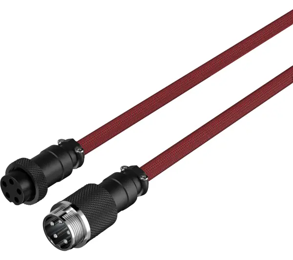 HyperX Spiralny 1,37m Czarno-czerwony