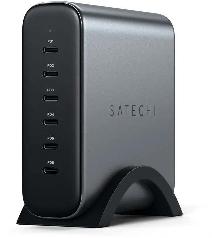 Zasilacz do laptopa Satechi USB-C 6-Port GaN Charger 200W