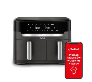 Tefal Dual Easy Fry EY942HE0 2700W 11l Aplikacja mobilna - Kup na Raty - RRSO 0%