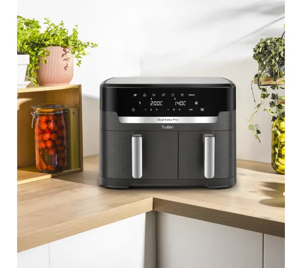 Tefal Dual Easy Fry EY942HE0 2700W 11l Aplikacja mobilna - Kup na Raty - RRSO 0%
