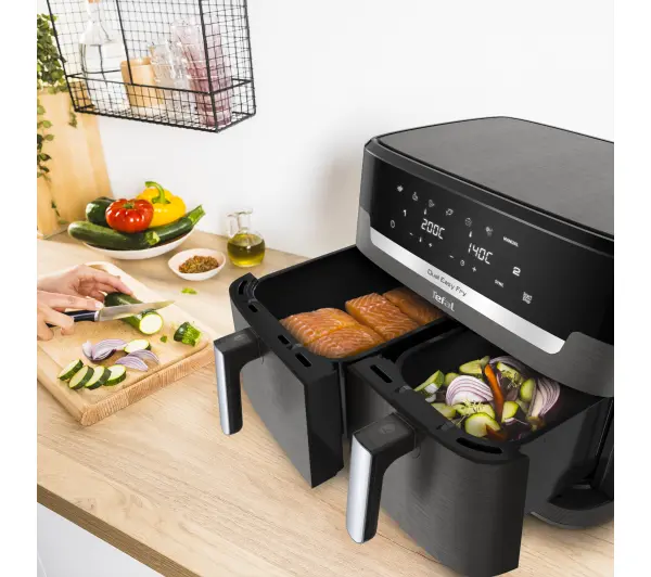 Tefal Dual Easy Fry EY942HE0 2700W 11l Aplikacja mobilna - Kup na Raty - RRSO 0%