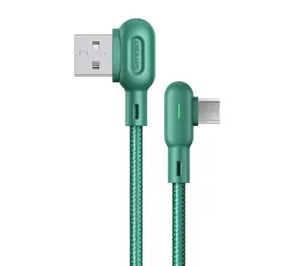 Kabel USAMS USB do microUSB 2A 1,2m Zielony