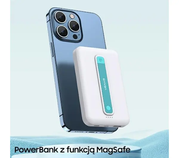 USAMS PB64 10000mAh PD 20W Czarny