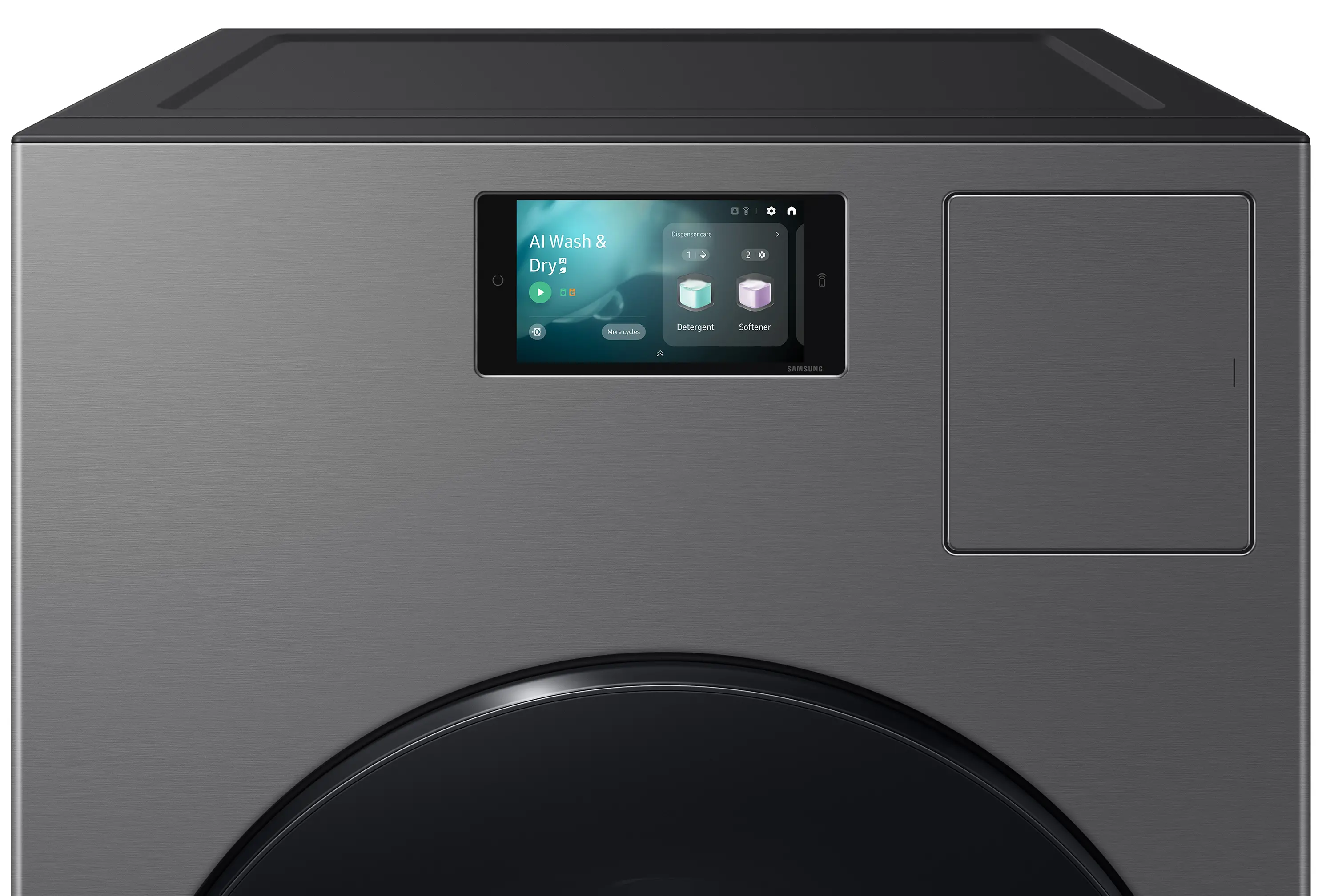 фото Прально-сушильна машина автоматична Samsung Bespoke AI WD18DB8995BZT2