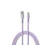 Kabel Colorum USB-A do USB-C 1,8m 3A CK60 1,8m Fioletowy