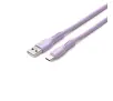 Kabel Colorum USB-A do USB-C 1,8m 3A CK60 1,8m Fioletowy