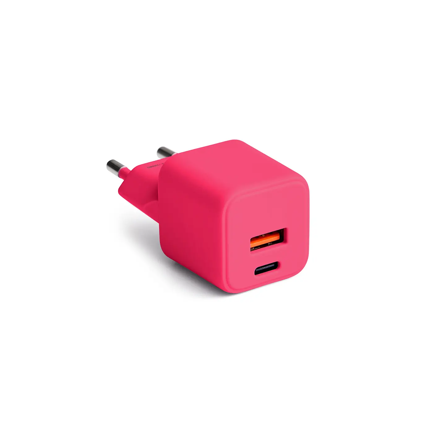 Ładowarka sieciowa Colorum USB-A USB-C Czerwony