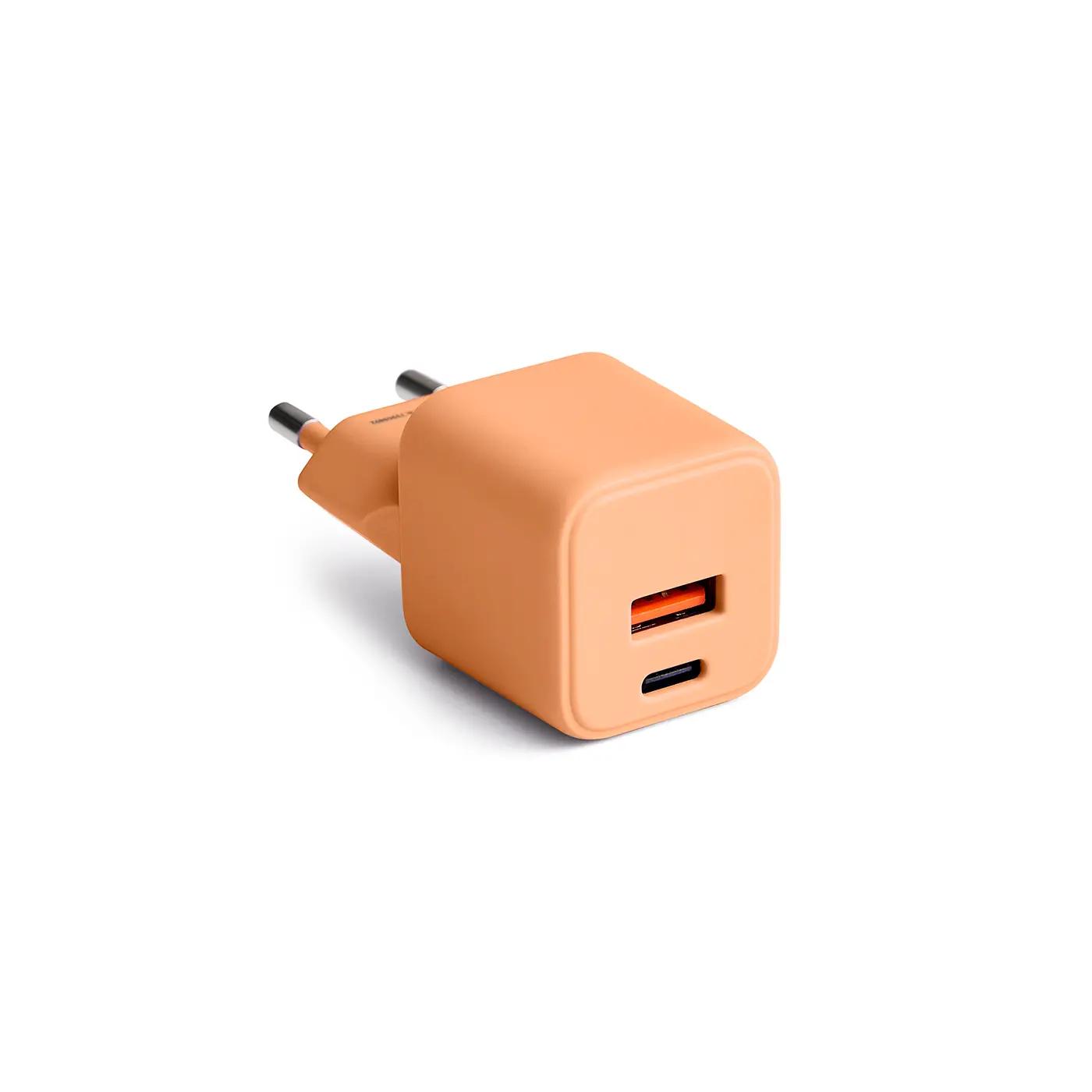 Ładowarka sieciowa Colorum USB-A USB-C Pomarańczowy