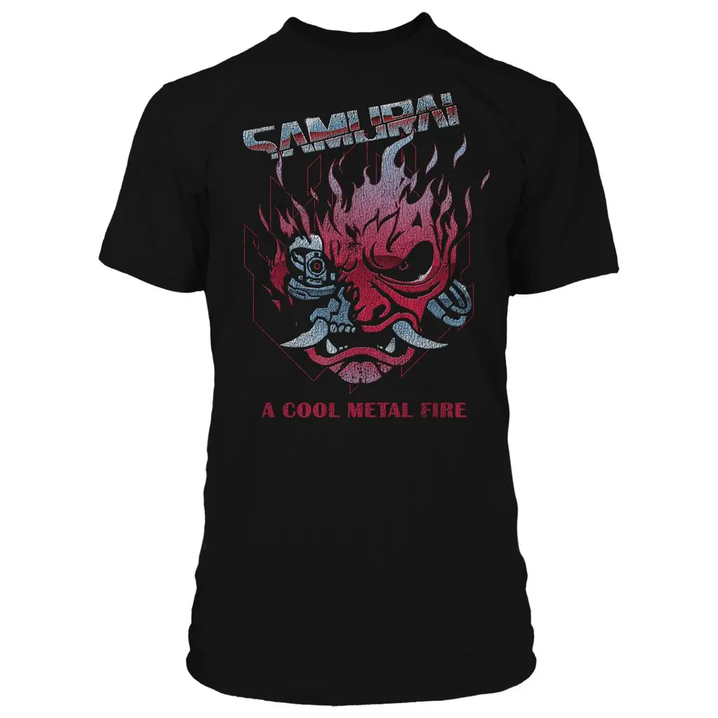 Koszulka J!nx Cyberpunk 2077 Chrome Samurai Premium T-shirt M
