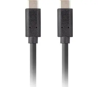 Kabel Lanberg USB-C do USB-C PD 100W 1,8mm Czarny