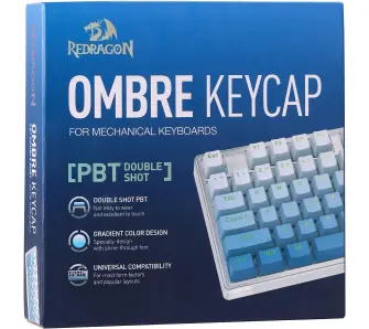 Klawisze Redragon A134 Gradient Color Ombre Blue 104szt. Niebieski