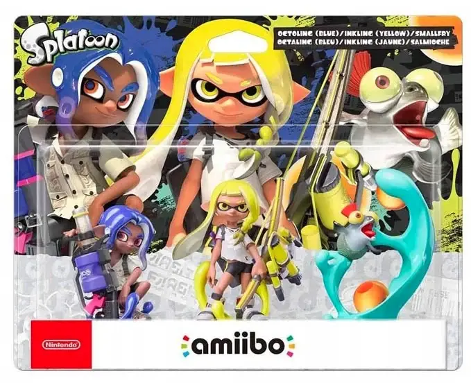 Figurka Nintendo Amiibo Splatoon - Octoling 3 Pack Inkling Smallfry