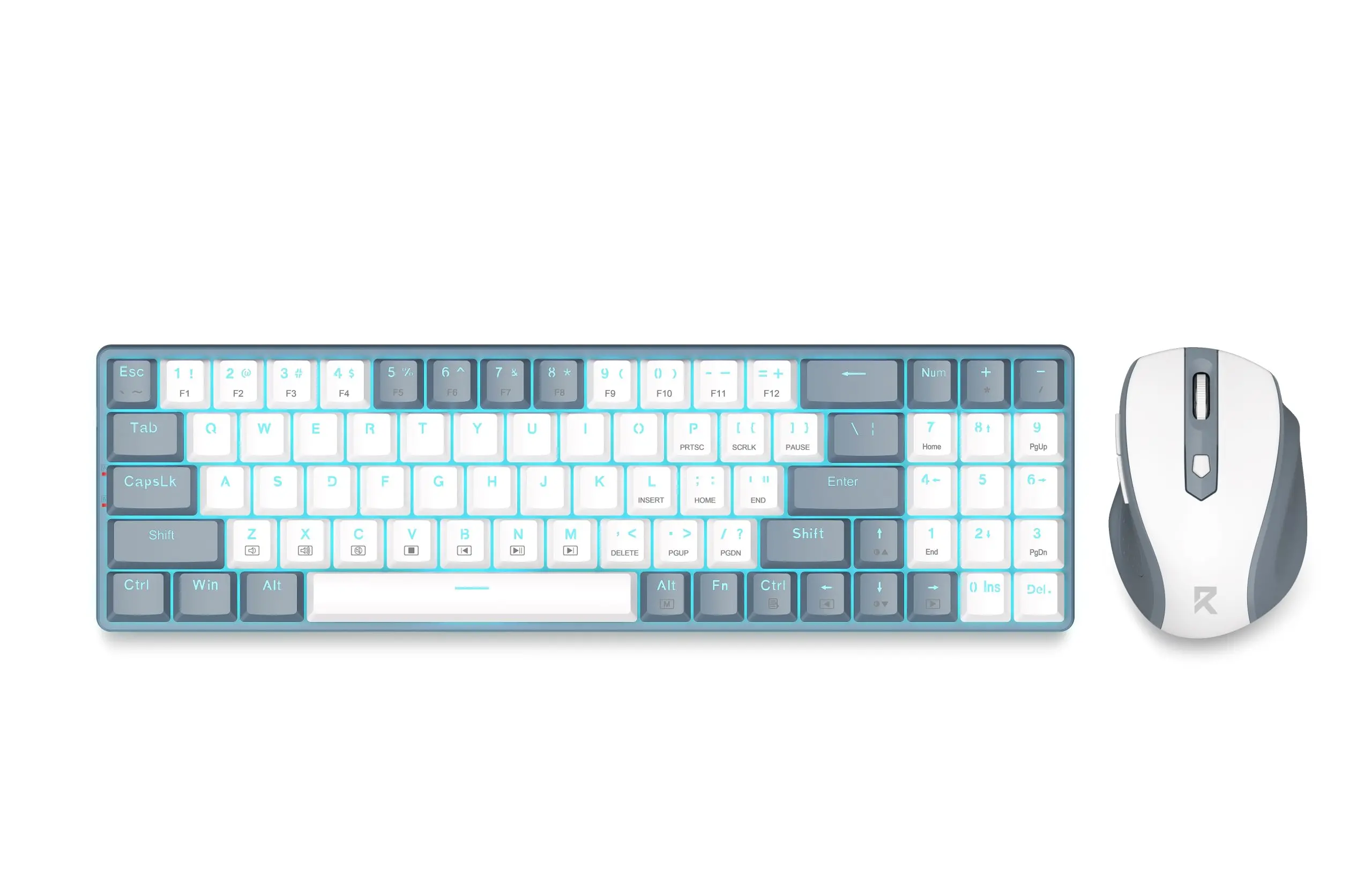 Zestaw Redragon BS-8772GW Biało-szary