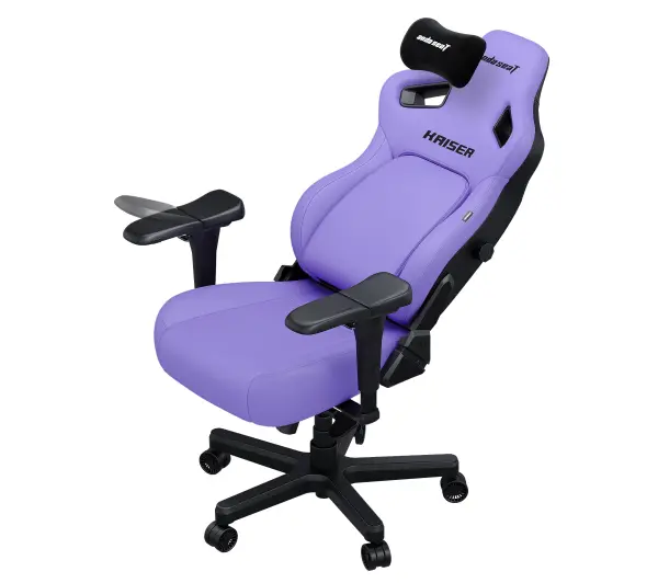 Anda Seat Kaiser 4 L Gamingowy do 120kg Skóra Eco Fioletowy - Kup na Raty - RRSO 0%