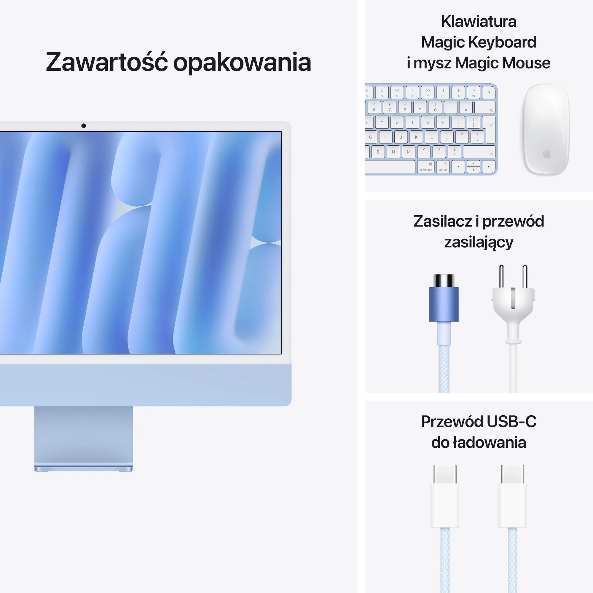 Komputer Apple iMac Retina 4.5K M4 8-rdzeni 23,5