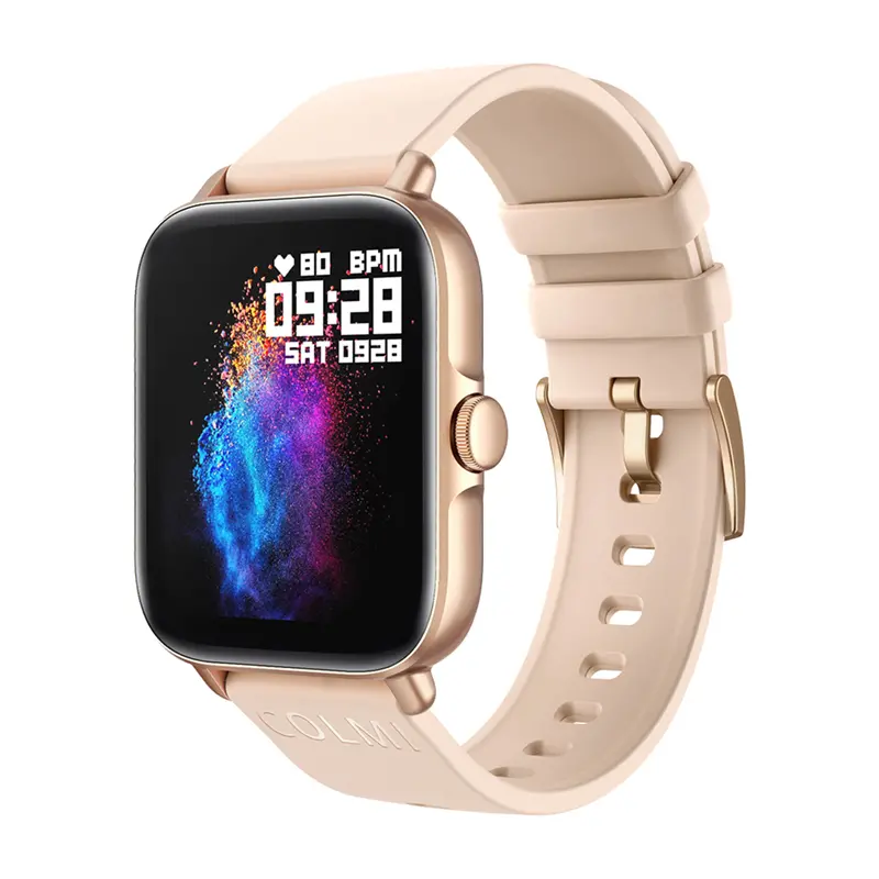 Smartwatch Colmi P28 Plus 43mm Różowo-złoty