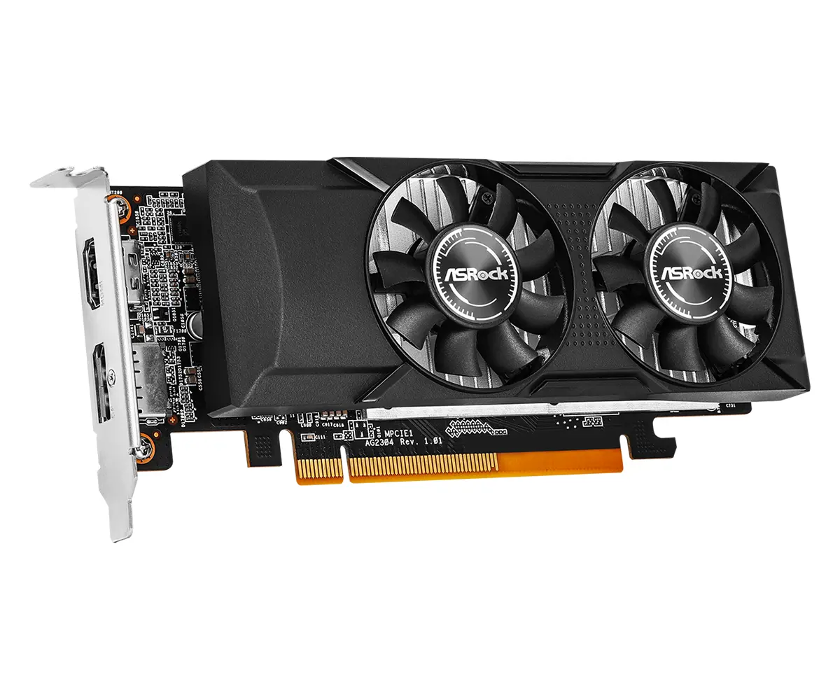 фото Відеокарта ASrock Radeon RX550 4GB (RX550 LP 4G)