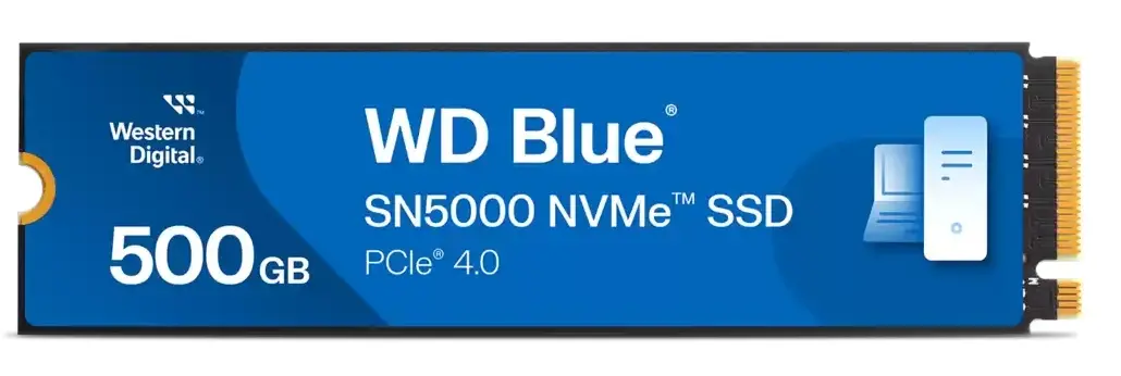 Dysk SSD WD Blue SN5000 500GB PCIe Gen4 x4