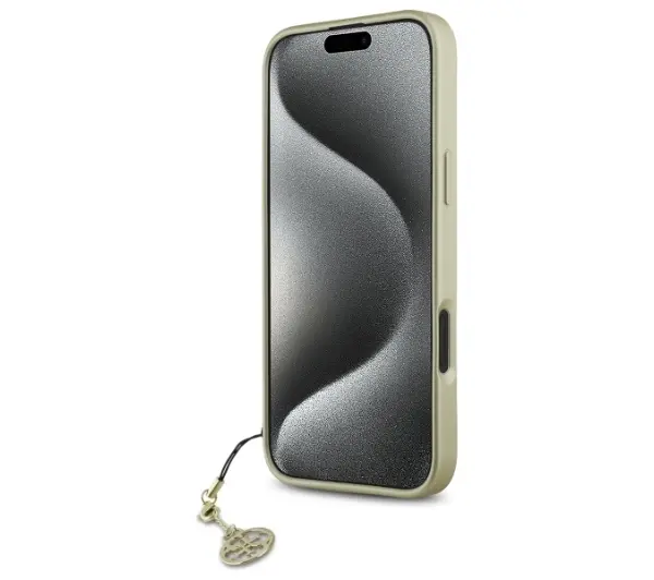 Guess 4G Charms Collection do iPhone 16 Brązowy